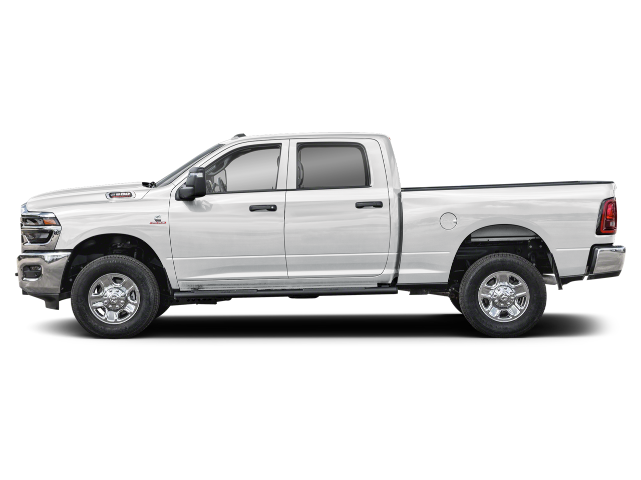 Used 2025 Bright White Clearcoat RAM Laramie Crew Cab 4x4 8