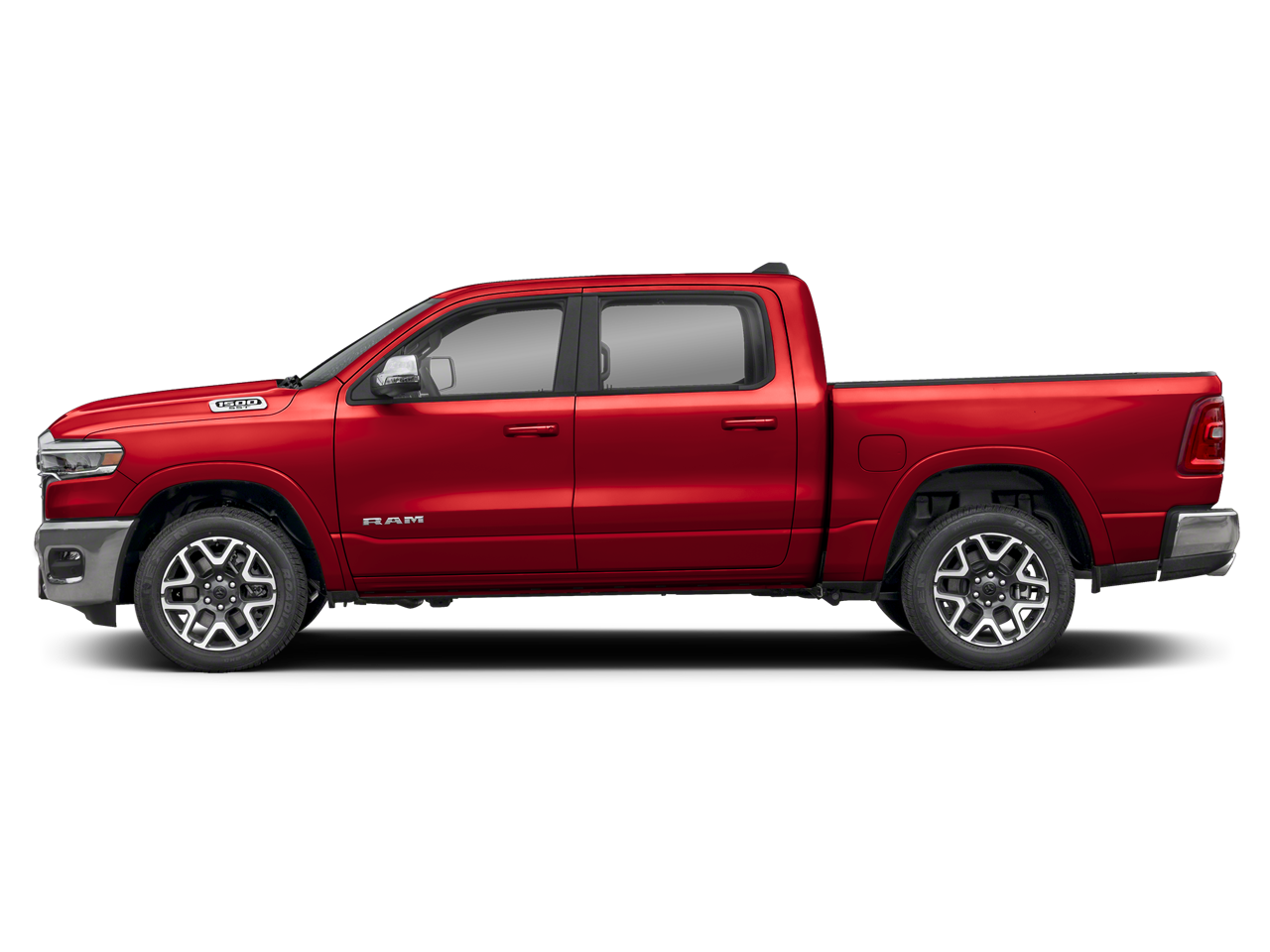 New 2026 Molten Red Pearl-Coat Exterior Paint RAM RAM 1500 LARAMIE CREW CAB 4X4 5