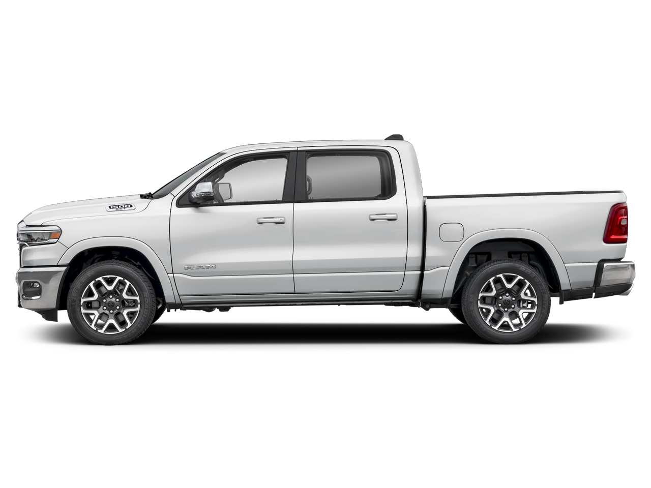New 2026 Bright White Clear-Coat Exterior Paint RAM RAM 1500 LARAMIE CREW CAB 4X4 5