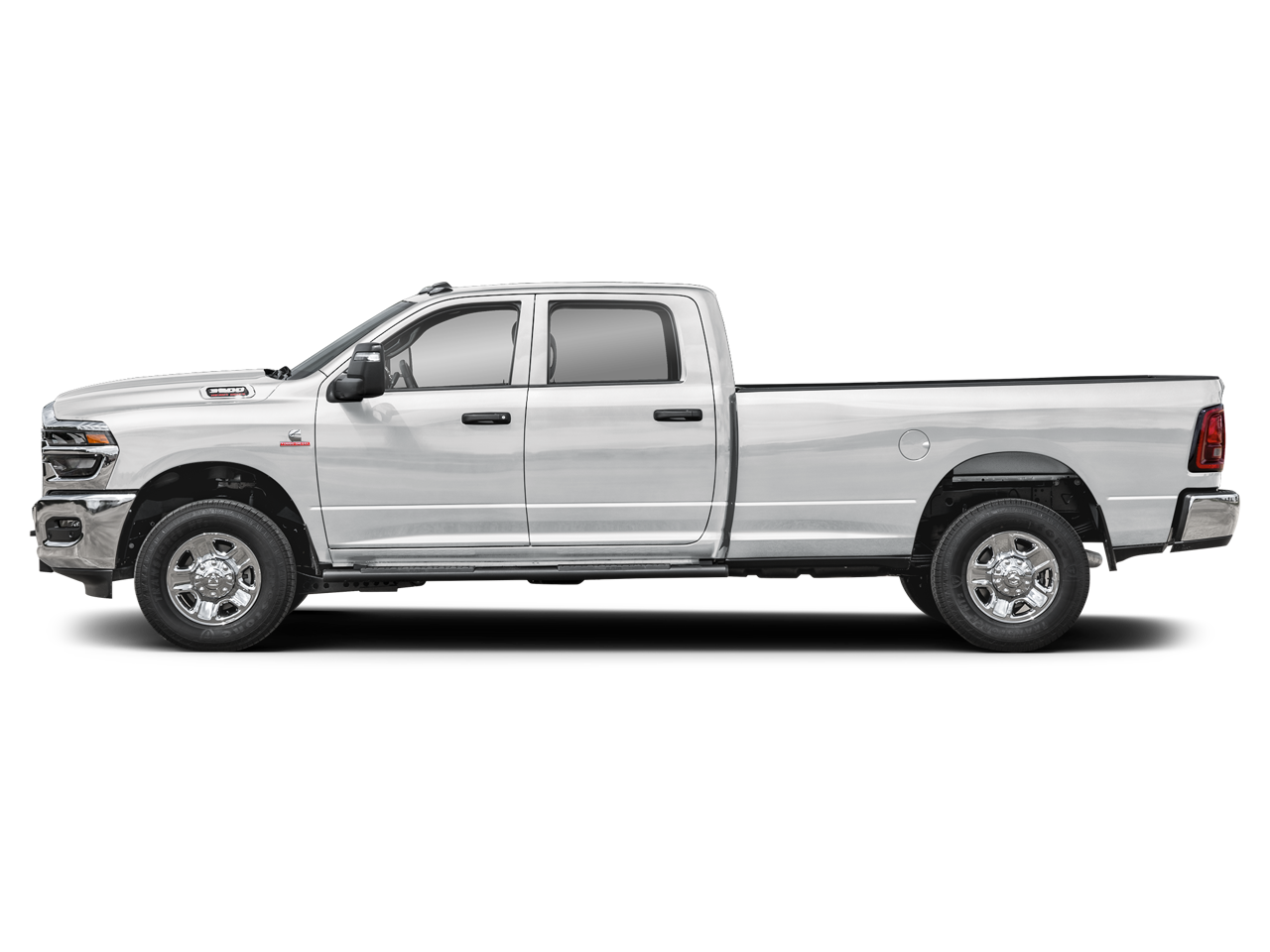 New 2026 Bright White Clear-Coat Exterior Paint RAM RAM 3500 LARAMIE CREW CAB 4X4 8