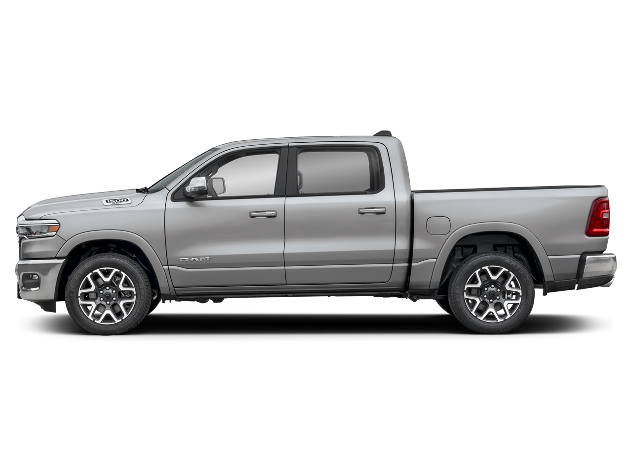 New 2027 Silver Zynith Exterior Paint RAM RAM 1500 LARAMIE CREW CAB 4X4 5