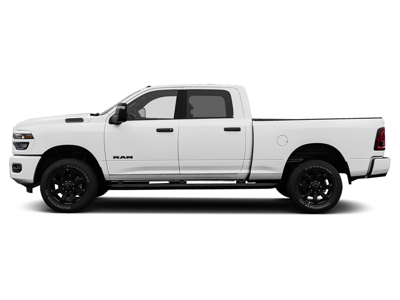 Bright White Clearcoat 2027 RAM 2500 Pickup Truck Four-Wheel Drive 8-Speed Automatic