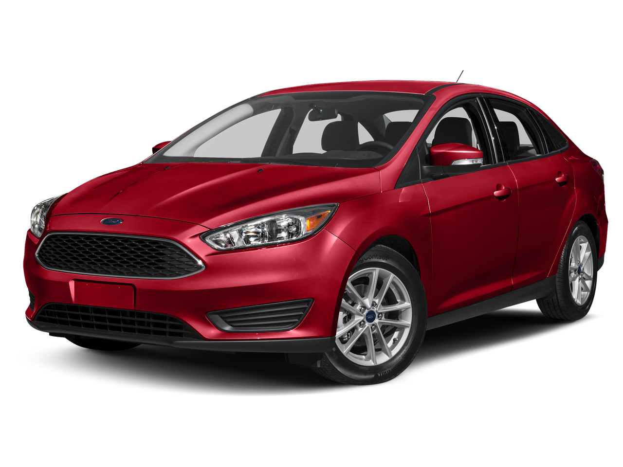 Race Red 2015 Ford Focus SE Sedan Front-Wheel Drive 6-Speed Automatic