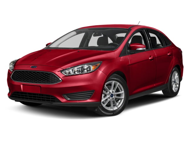 Race Red 2015 Ford Focus SE Sedan Front-Wheel Drive 6-Speed Automatic