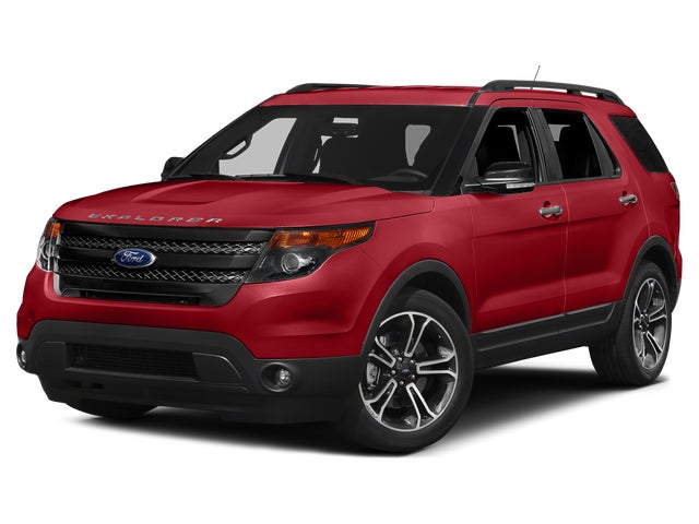 White 2015 Ford Explorer Sport 4WD SUV / Crossover All-Wheel Drive Automatic