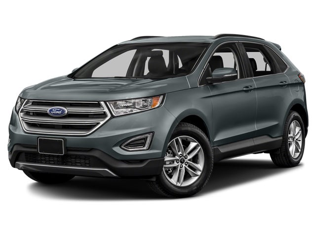 White Platinum Clearcoat Metallic 2015 Ford Edge SEL AWD SUV / Crossover All-Wheel Drive 6-Speed Automatic