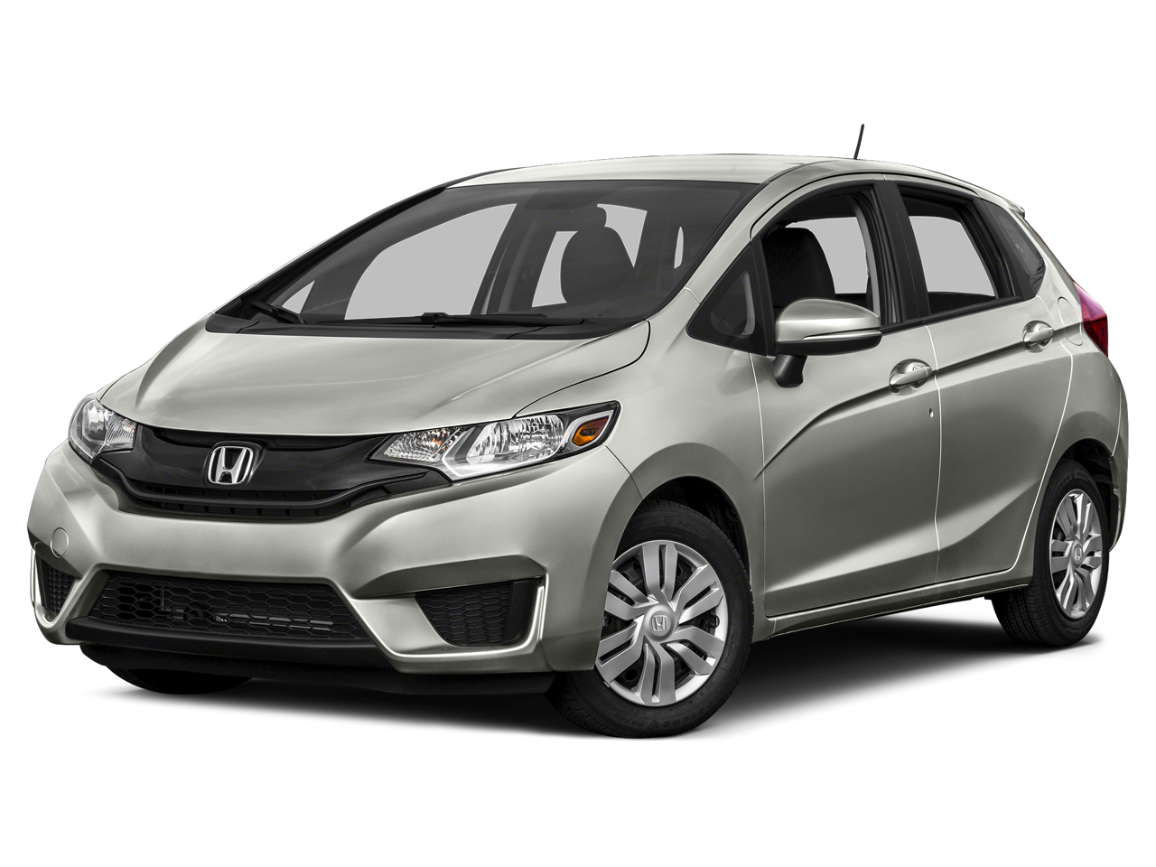 Silver 2015 Honda Fit LX Hatchback Front-Wheel Drive Continuously Variable Transmission
