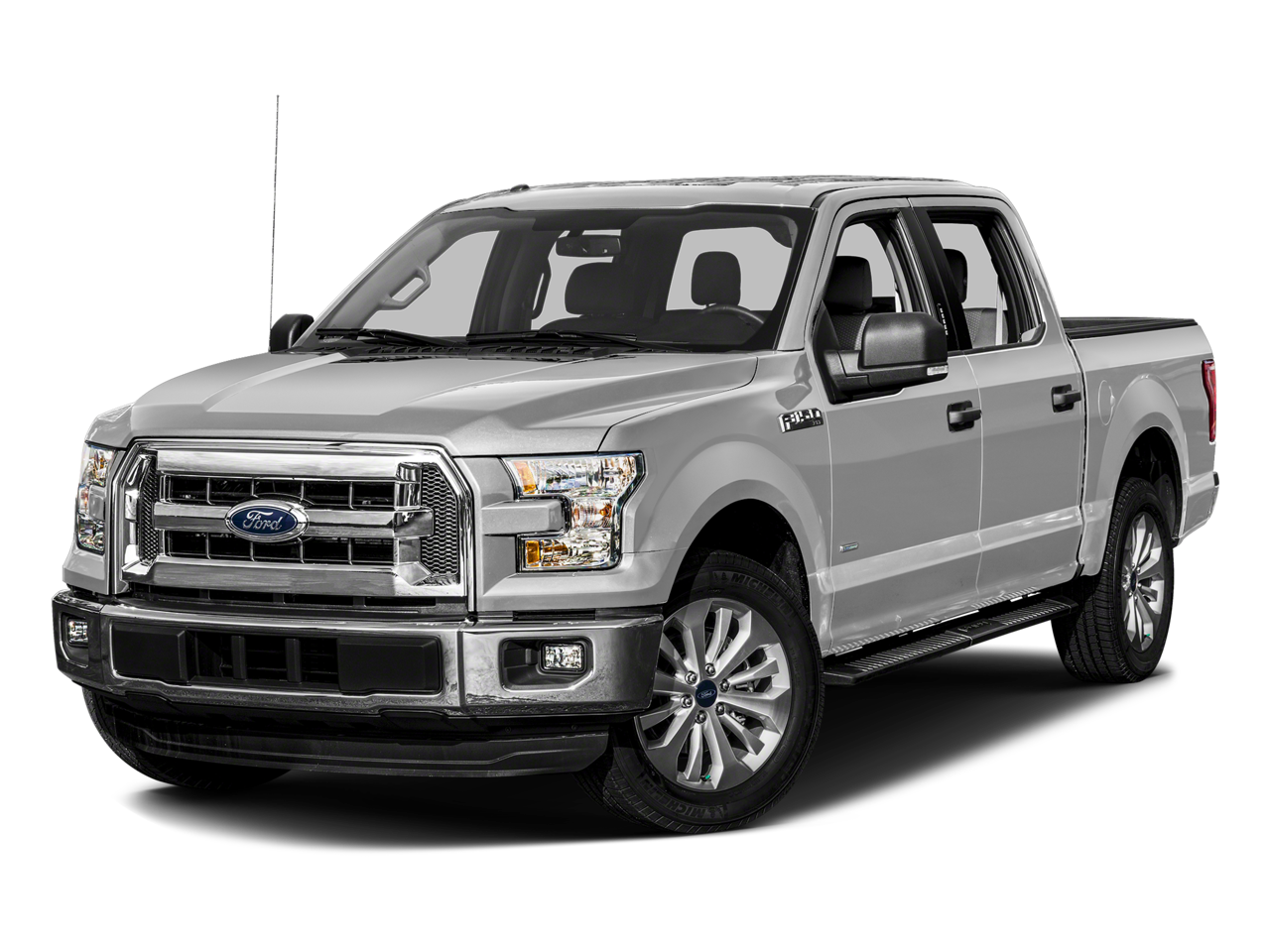 Gray (Magnetic) 2016 Ford F-150 Lariat SuperCrew 4WD Pickup Truck Four-Wheel Drive 6-Speed Automatic
