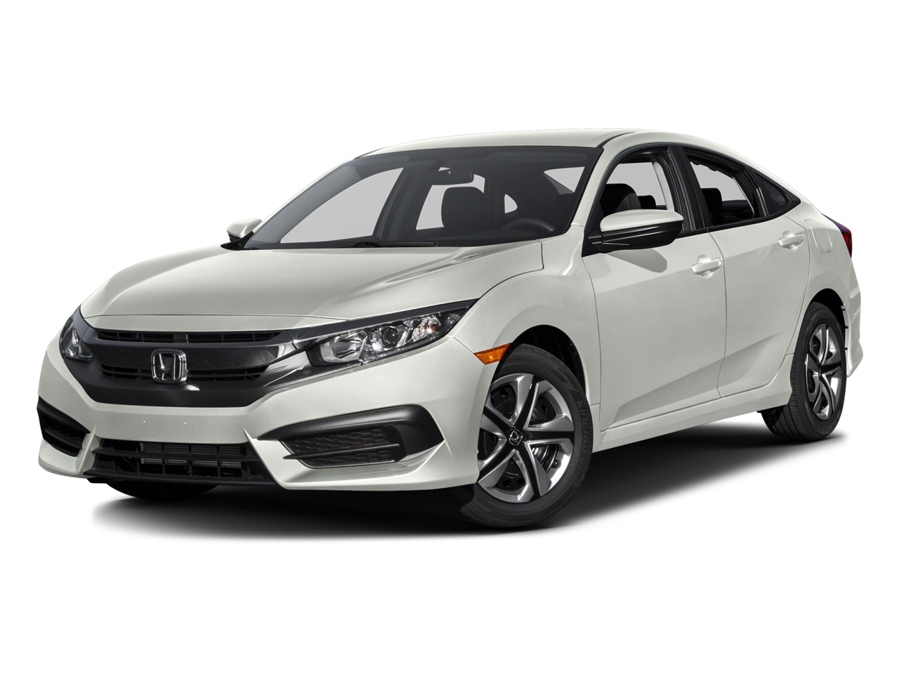Gray (Modern Steel Metallic) 2016 Honda Civic LX Sedan Front-Wheel Drive Continuously Variable Transmission