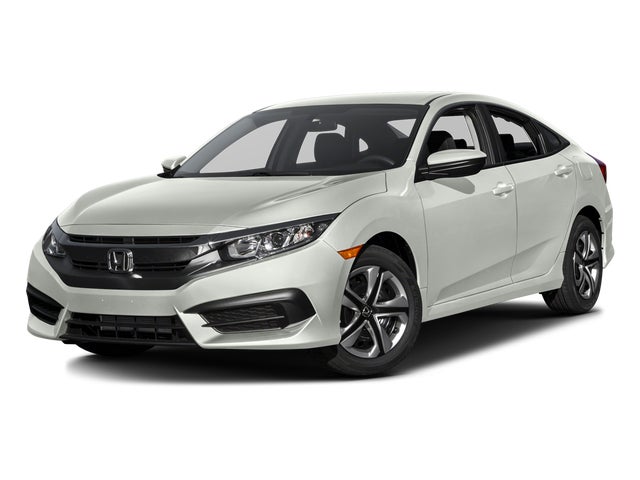Gray (Modern Steel Metallic) 2016 Honda Civic LX Sedan Front-Wheel Drive Continuously Variable Transmission