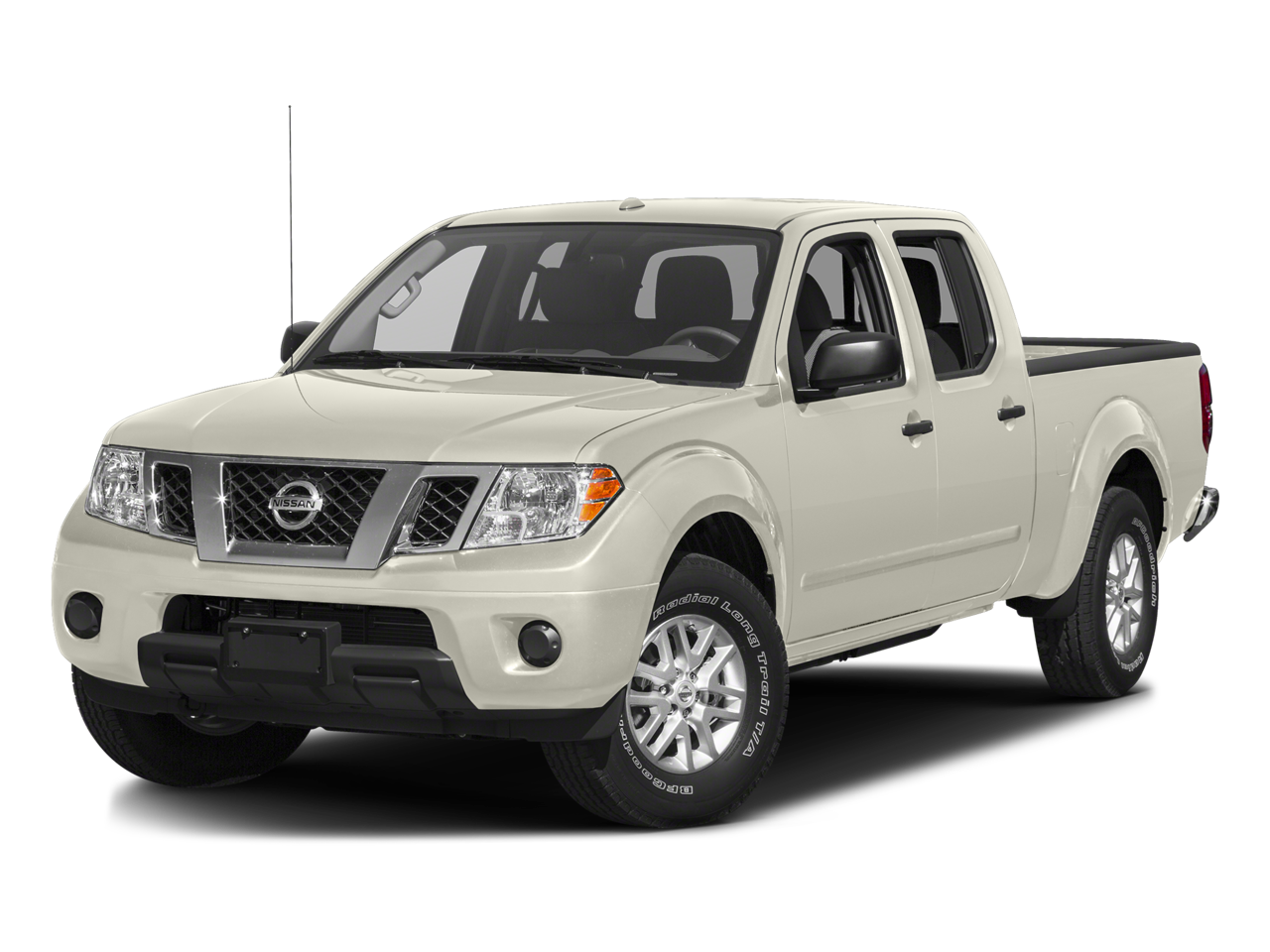 Glacier White 2016 Nissan Frontier Pickup Truck Four-Wheel Drive 5-Speed Automatic Overdrive