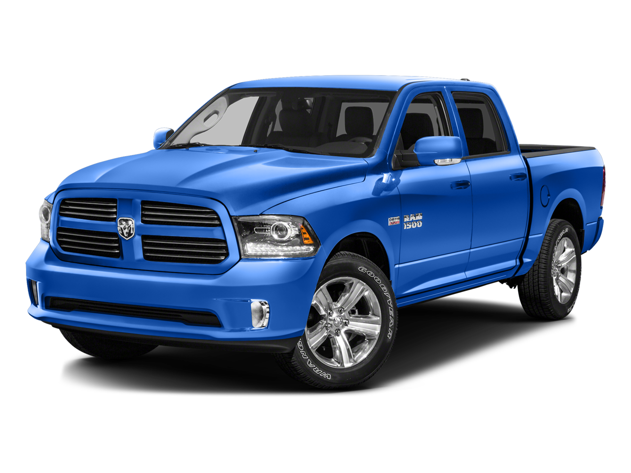 Holland Blue 2016 RAM 1500 Pickup Truck Four-Wheel Drive 8-Speed Automatic