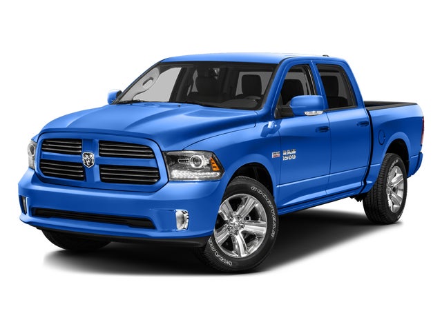 Holland Blue 2016 RAM 1500 Pickup Truck Four-Wheel Drive 8-Speed Automatic