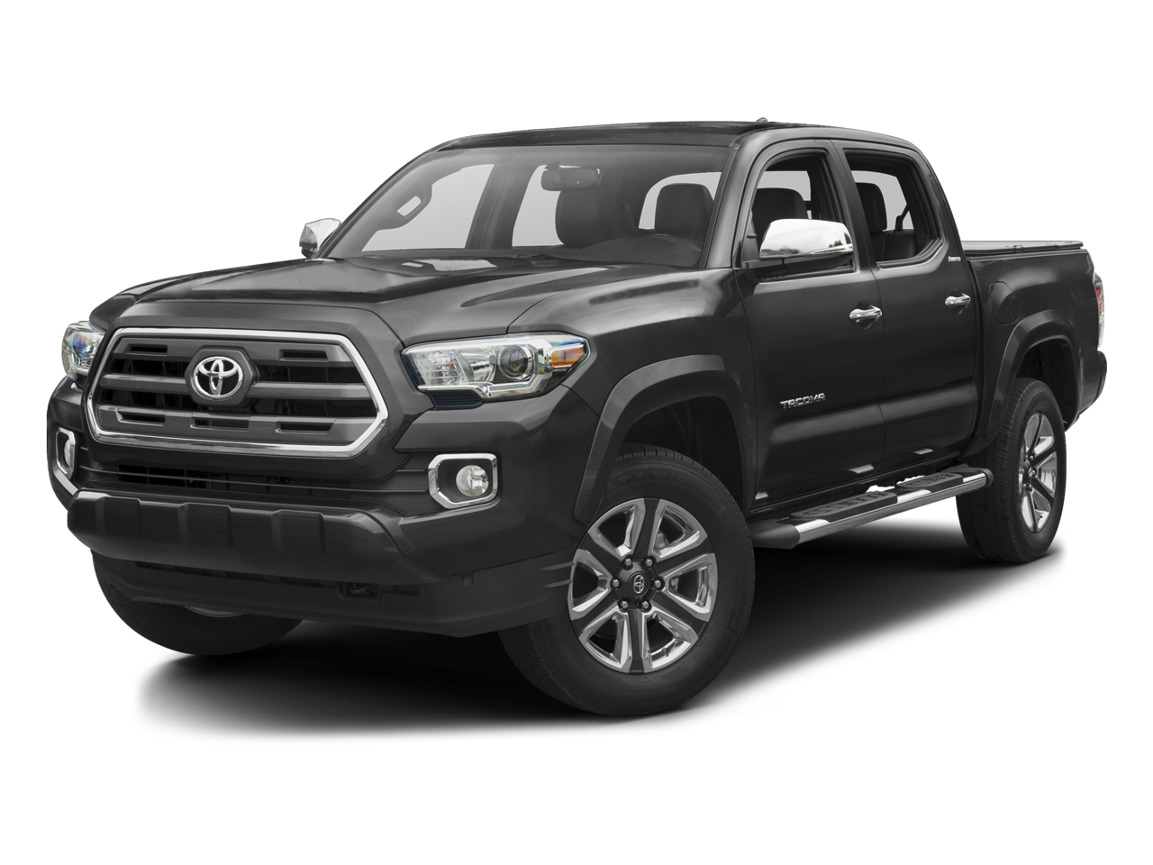 Magnetic Gray Metallic 2016 Toyota Tacoma Double Cab V6 Limited 4WD Pickup Truck Four-Wheel Drive Automatic