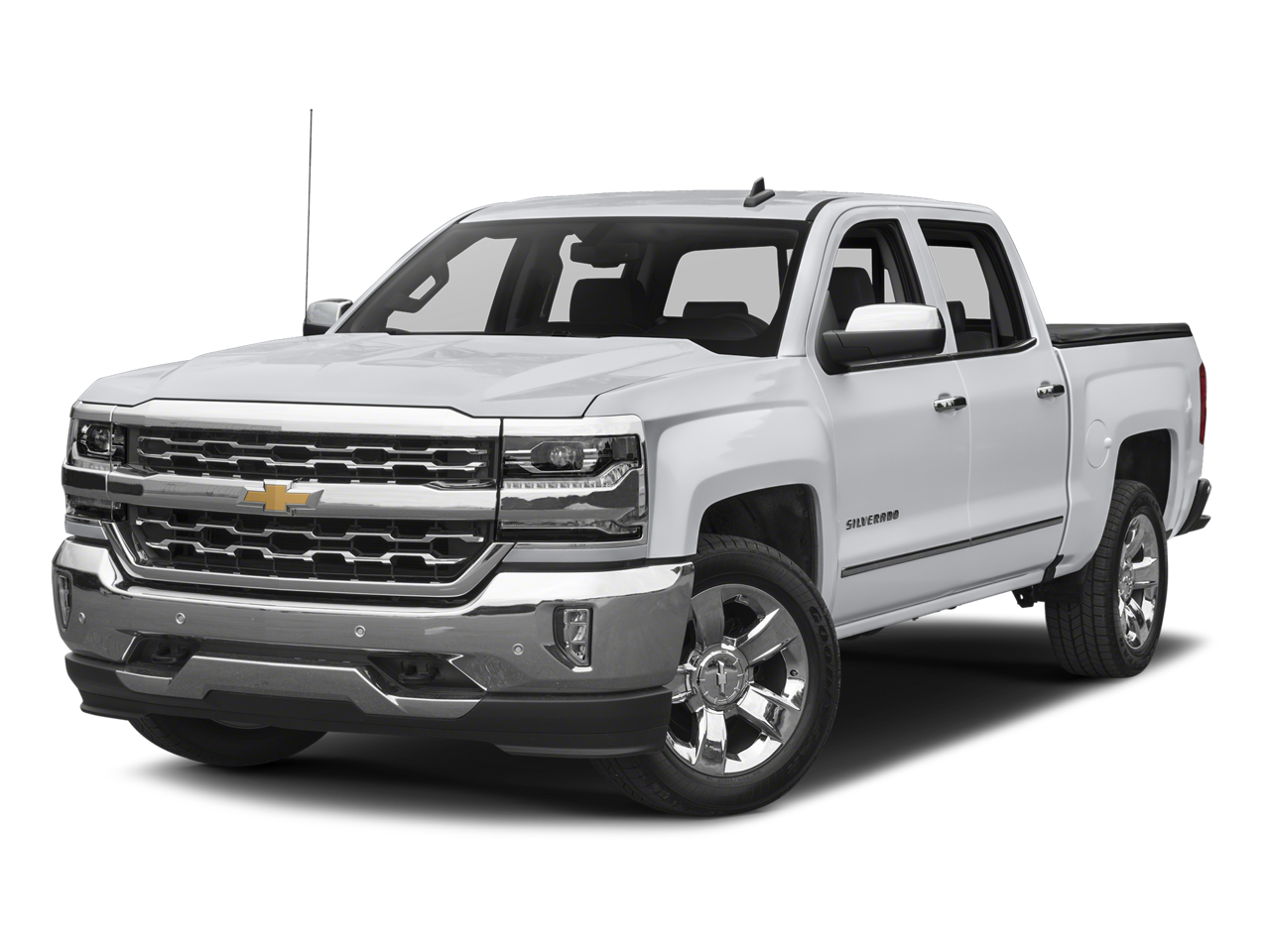 Silver Ice Metallic 2017 Chevrolet Silverado 1500 Pickup Truck Four-Wheel Drive Automatic