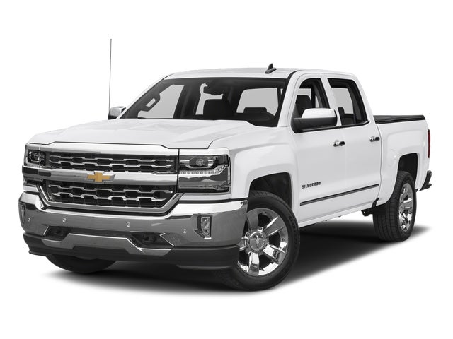 Summit White 2017 Chevrolet Silverado 1500 LTZ Crew Cab 4WD Pickup Truck Four-Wheel Drive Automatic
