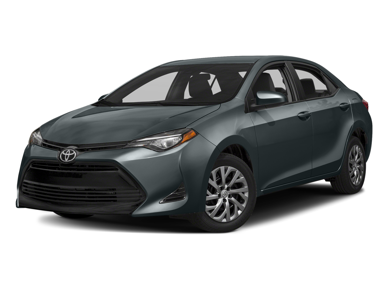 Gray 2017 Toyota Corolla Sedan Front-Wheel Drive Continuously Variable Transmission