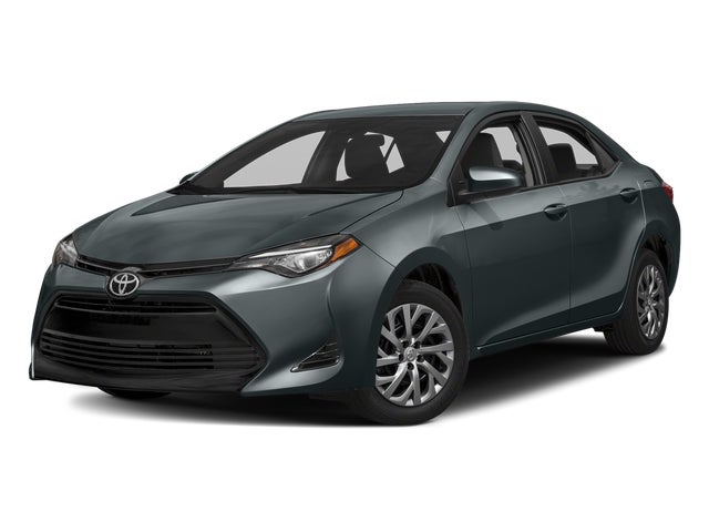 Gray 2017 Toyota Corolla Sedan Front-Wheel Drive Continuously Variable Transmission