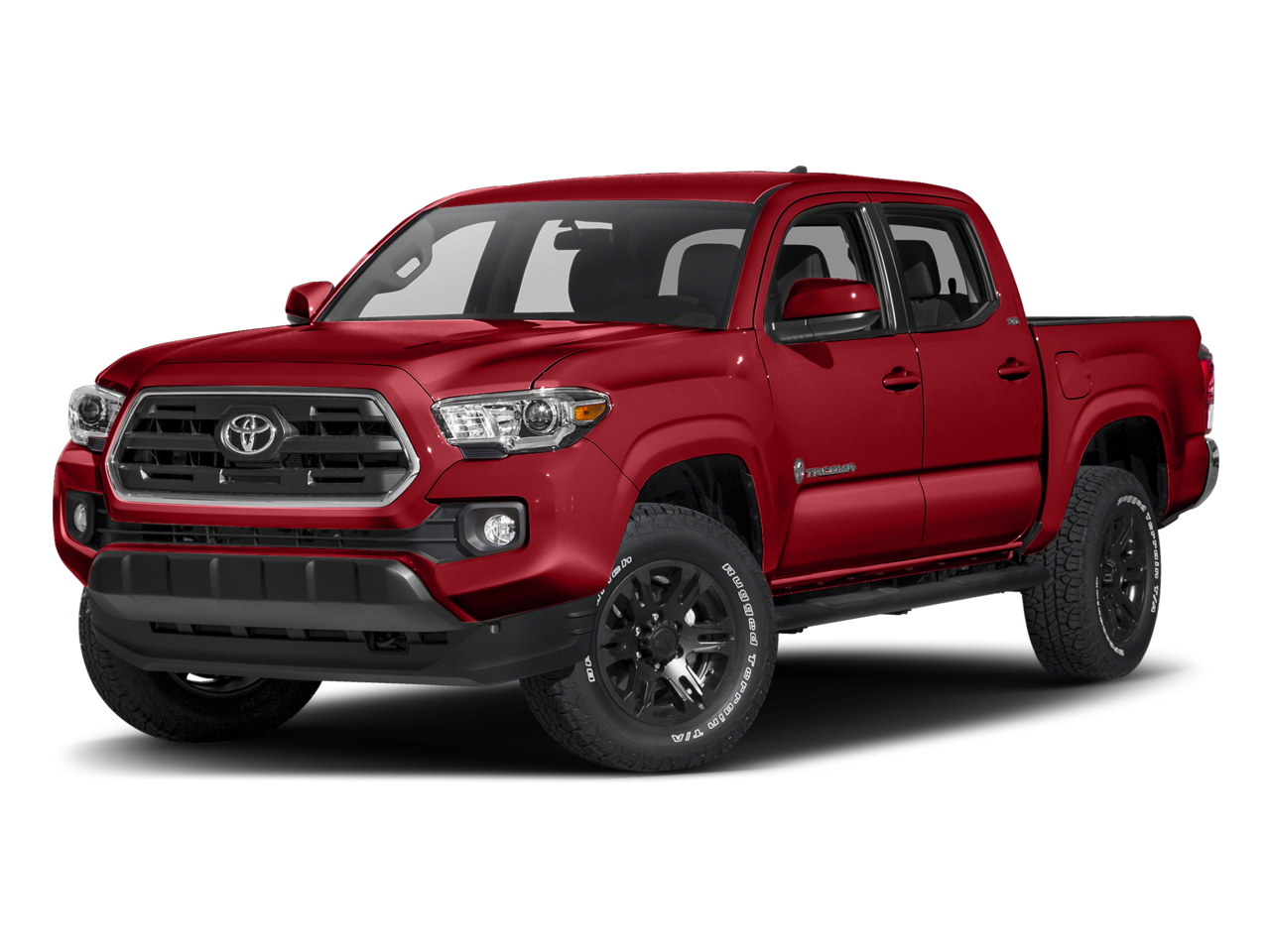 Barcelona Red Metallic 2017 Toyota Tacoma Pickup Truck Four-Wheel Drive 6-Speed Automatic
