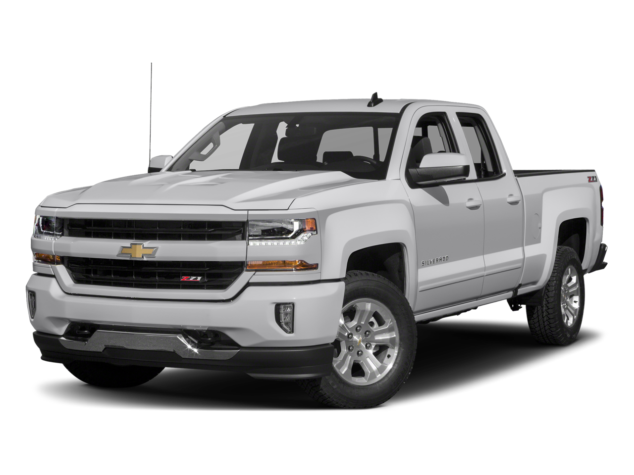Silver Ice Metallic 2018 Chevrolet Silverado 1500 Pickup Truck Four-Wheel Drive Automatic