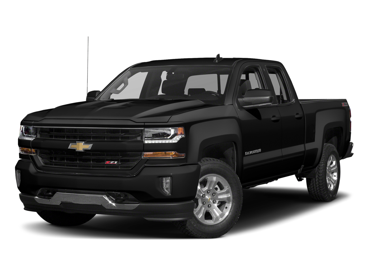 Silver Ice Metallic 2018 Chevrolet Silverado 1500 Pickup Truck Four-Wheel Drive Automatic