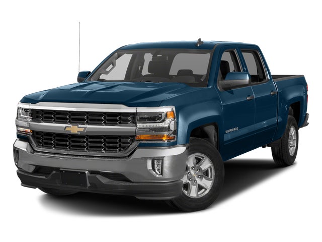 Deep Ocean Blue Metallic 2018 Chevrolet Silverado 1500 LT Crew Cab 4WD Pickup Truck Four-Wheel Drive Automatic