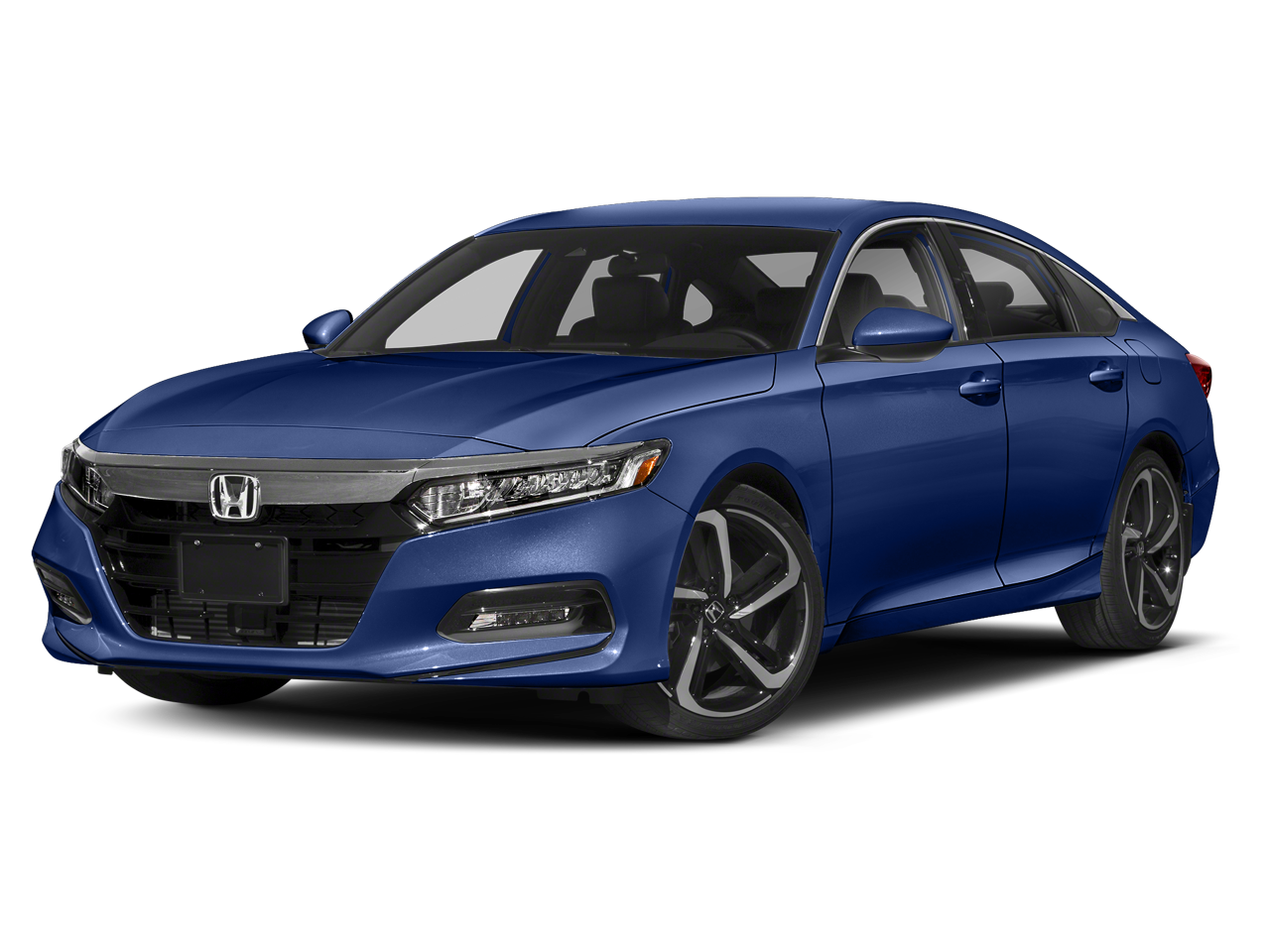 Blue 2018 Honda Accord 1.5T Sport FWD Sedan Front-Wheel Drive Continuously Variable Transmission
