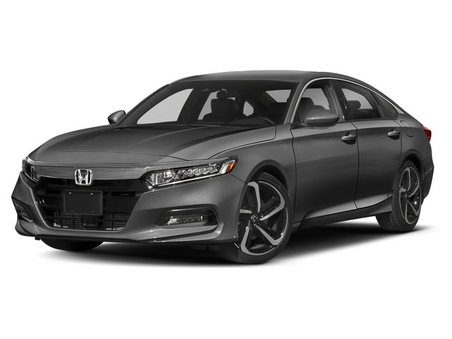 Gray (Modern Steel Metallic) 2018 Honda Accord 1.5T Sport FWD Sedan Front-Wheel Drive Automatic