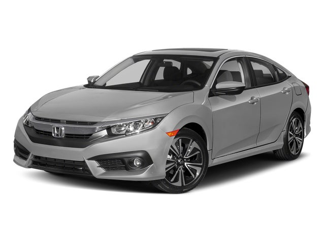 Lunar Silver Metallic 2018 Honda Civic Sedan Front-Wheel Drive Continuously Variable Transmission