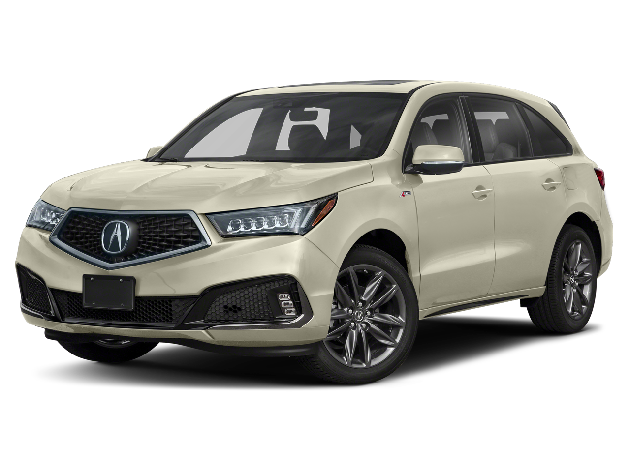 White 2019 Acura MDX SH-AWD with Technology and A-SPEC Package SUV / Crossover All-Wheel Drive 9-Speed Automatic