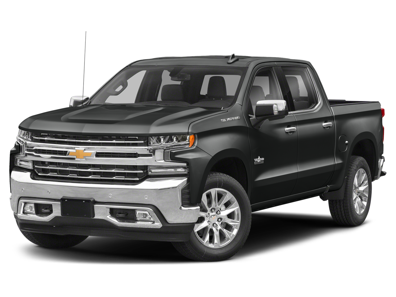 Silver Ice Metallic 2019 Chevrolet Silverado 1500 Pickup Truck Four-Wheel Drive Automatic