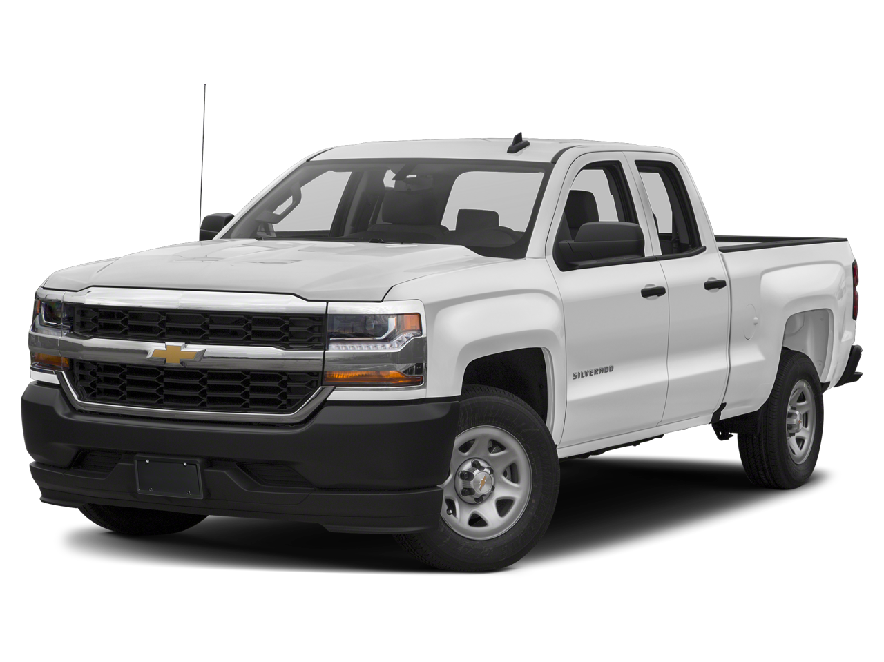Summit White 2019 Chevrolet Silverado 1500 Pickup Truck Four-Wheel Drive Automatic
