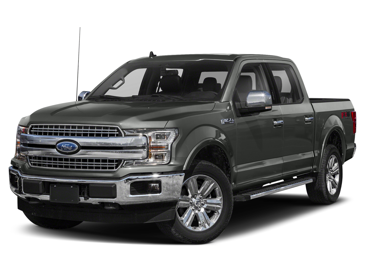 Ingot Silver 2019 Ford F-150 Lariat SuperCrew 4WD Pickup Truck Four-Wheel Drive Automatic