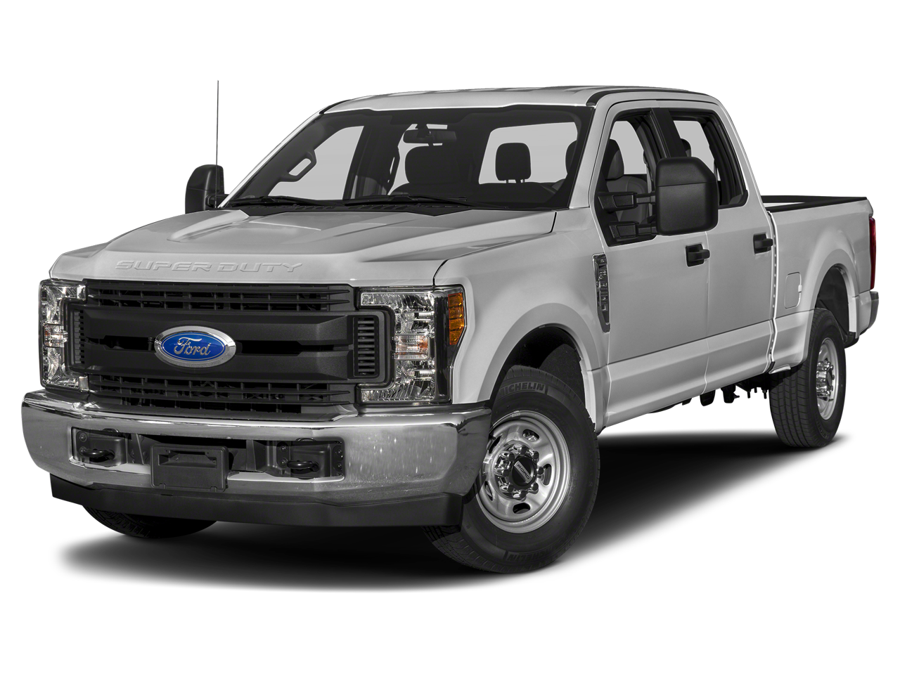 White Platinum Metallic Tri-Coat 2019 Ford F-250 Super Duty Platinum Crew Cab 4WD Pickup Truck Four-Wheel Drive Automatic