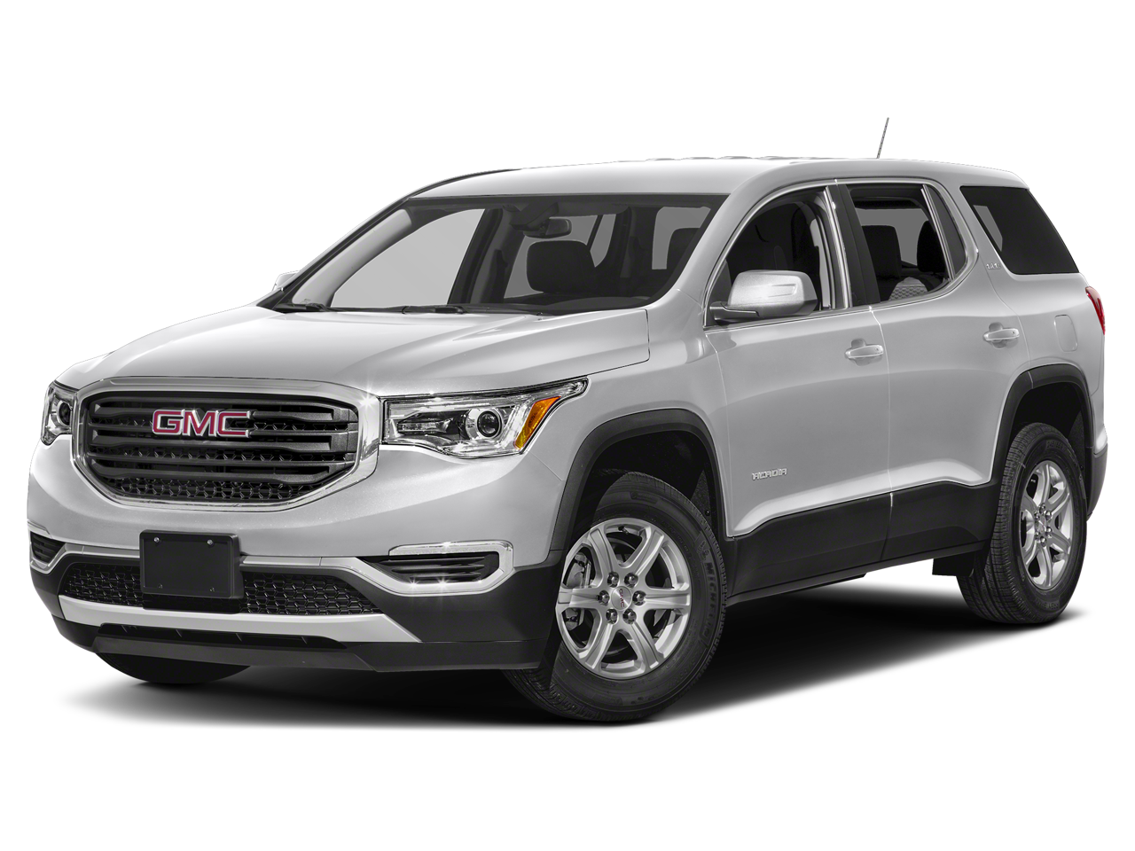 Summit White 2019 GMC Acadia SLE-1 FWD SUV / Crossover Front-Wheel Drive Automatic