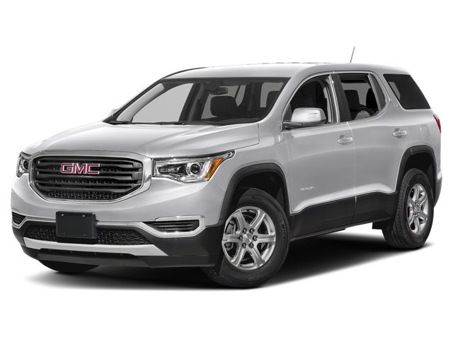 Summit White 2019 GMC Acadia SLE-1 FWD SUV / Crossover Front-Wheel Drive Automatic