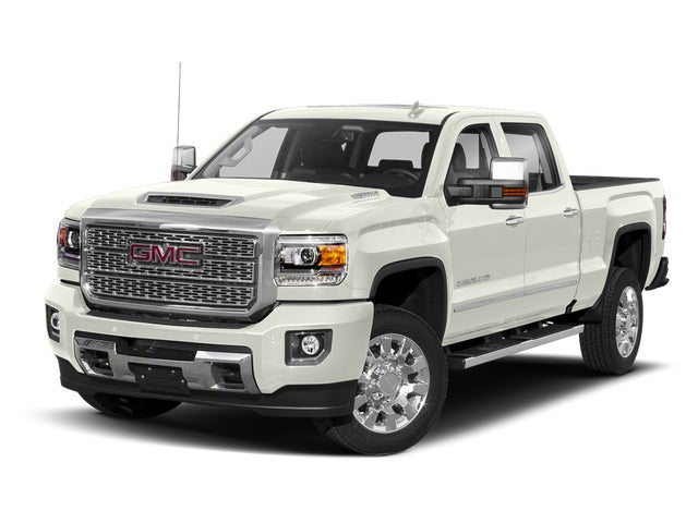 White Frost Tricoat 2019 GMC Sierra 2500HD Pickup Truck Four-Wheel Drive Automatic