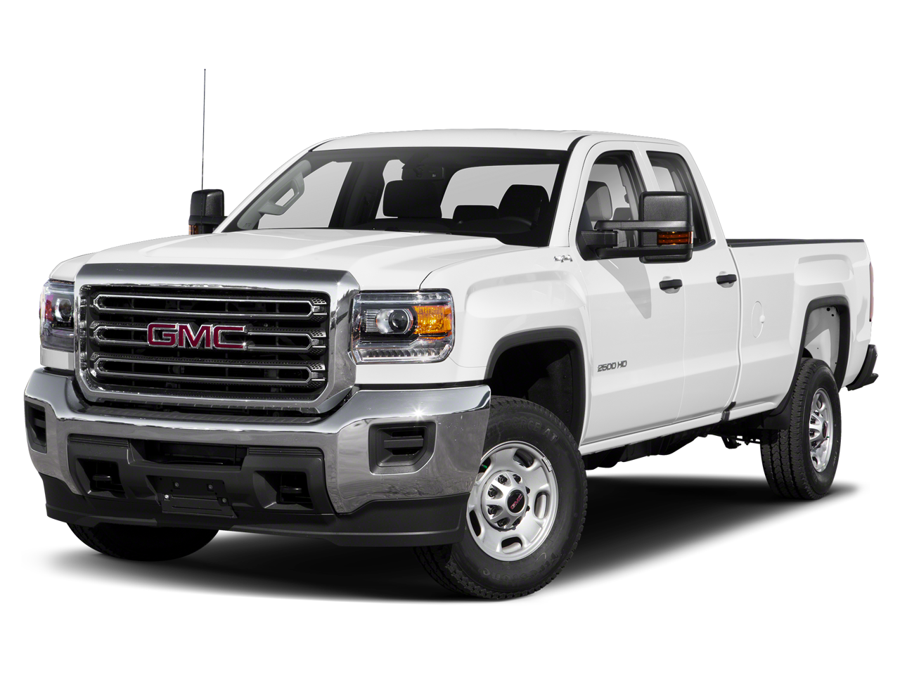 Summit White 2019 GMC Sierra 2500HD Pickup Truck Four-Wheel Drive Automatic