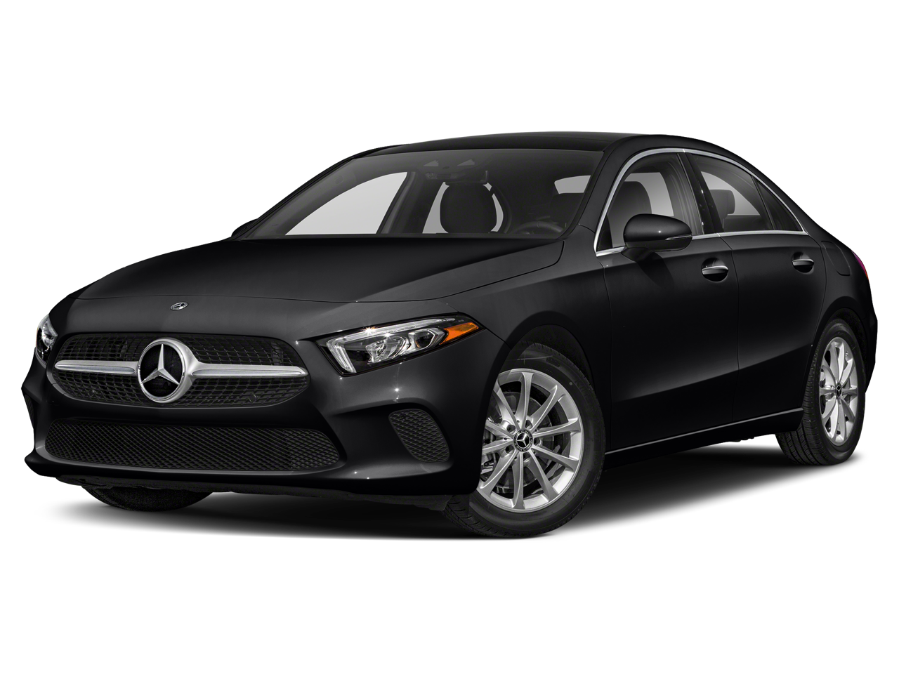 White 2019 Mercedes-Benz A-Class Sedan Front-Wheel Drive 7-Speed Automatic