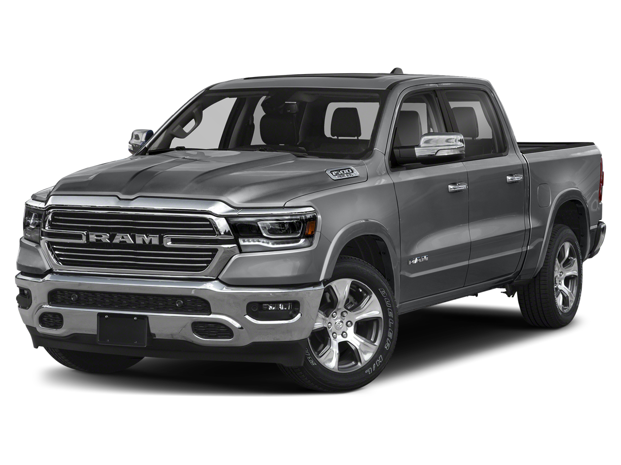 Used 2019 Billet Silver Metallic Clearcoat RAM Laramie Crew Cab 4x4 5