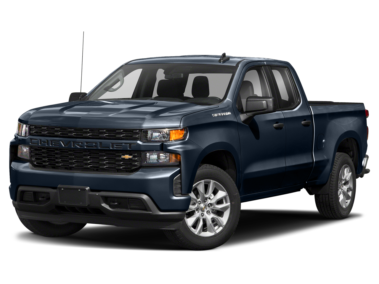 Northsky Blue Metallic 2020 Chevrolet Silverado 1500 Pickup Truck Four-Wheel Drive Automatic