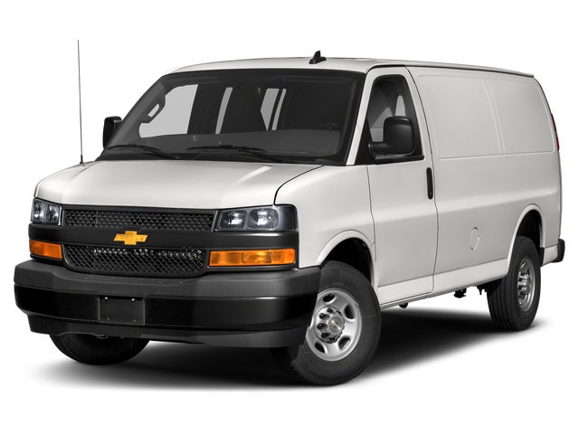 Summit White 2020 Chevrolet Express Cargo 2500 Extended RWD Van Rear-Wheel Drive 6-Speed Automatic Overdrive