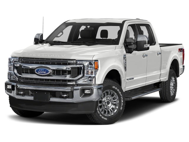 Silver Metallic 2020 Ford F-250 Super Duty XLT Crew Cab 4WD Pickup Truck Four-Wheel Drive Automatic