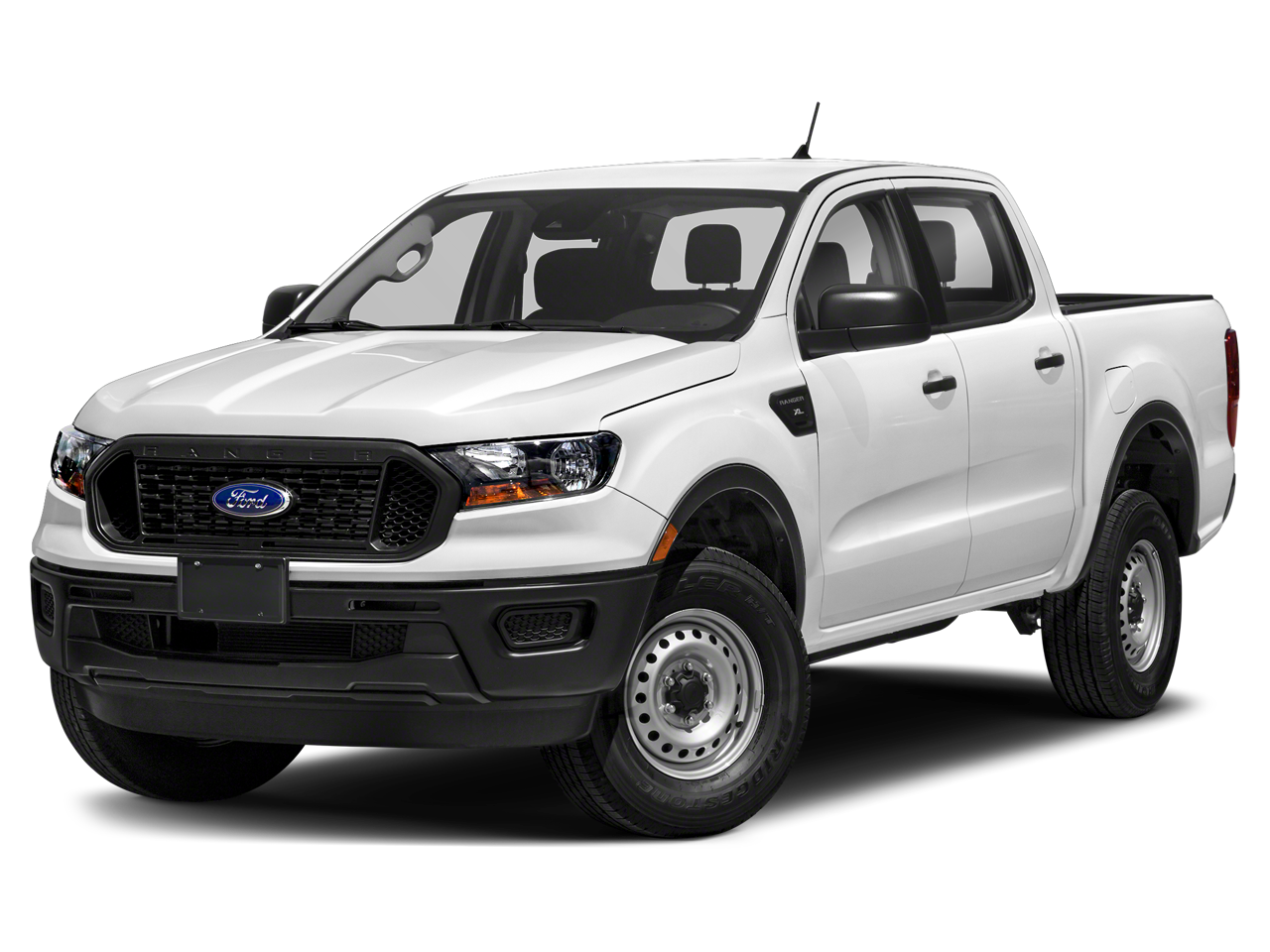 White Platinum Metallic 2020 Ford Ranger Lariat SuperCrew 4WD Pickup Truck Four-Wheel Drive Automatic
