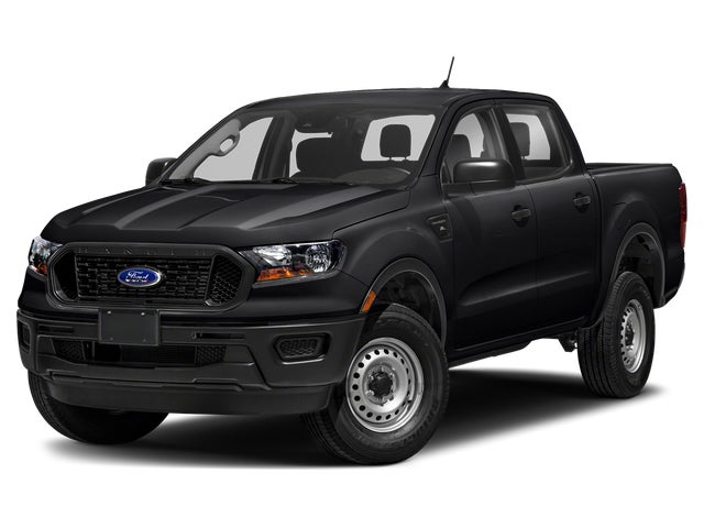 White Platinum Metallic 2020 Ford Ranger Lariat SuperCrew 4WD Pickup Truck Four-Wheel Drive Automatic