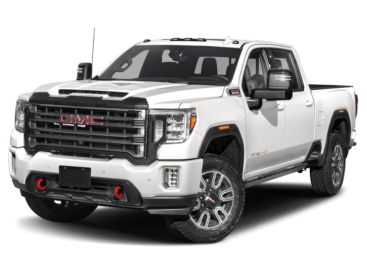 Used 2020 Summit White GMC 4WD Crew Cab Standard Bed AT4 image 24