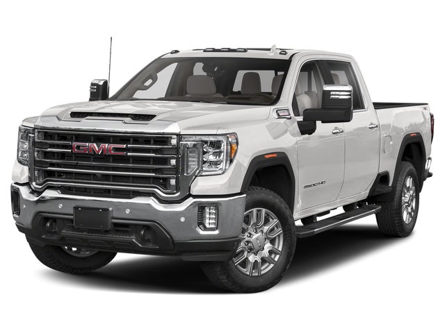 Pacific Blue Metallic 2020 GMC Sierra 3500HD SLT Crew Cab 4WD Pickup Truck Four-Wheel Drive Automatic