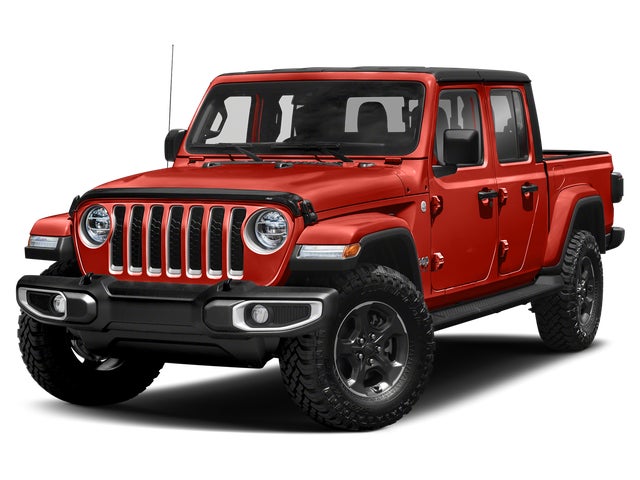 Firecracker Red Clearcoat 2020 Jeep Gladiator Pickup Truck Four-Wheel Drive Automatic