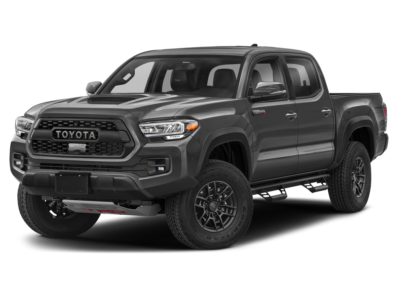 Magnetic Gray Metallic 2020 Toyota Tacoma Pickup Truck Four-Wheel Drive Continuously Variable Transmission