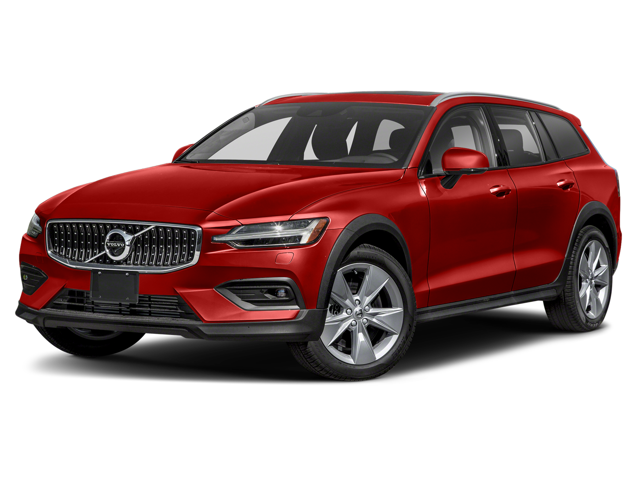Fusion Red Metallic 2020 Volvo V60 Cross Country T5 AWD Wagon All-Wheel Drive Automatic